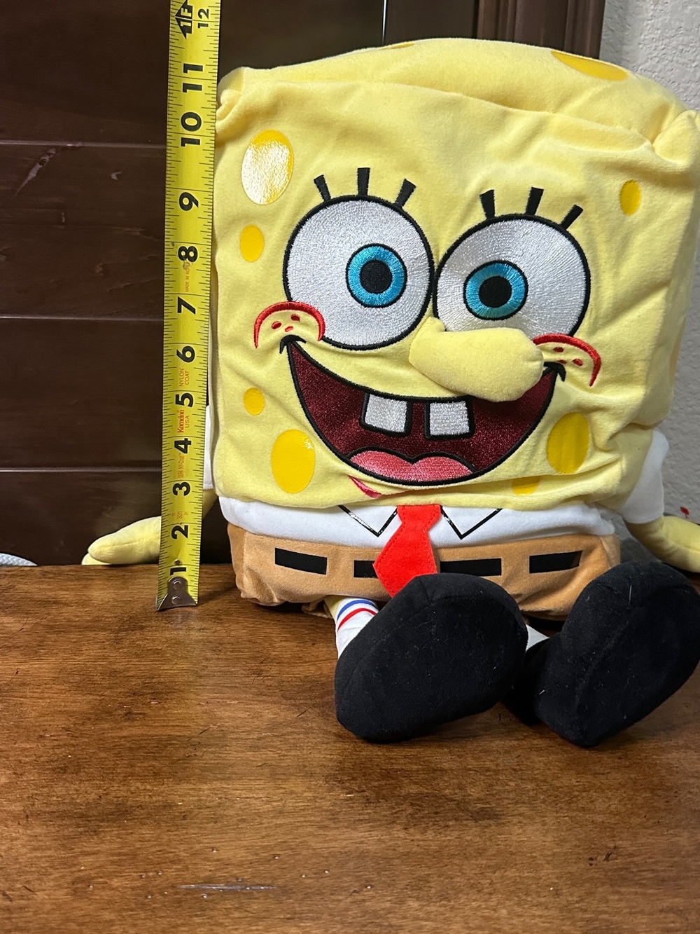 Ty SpongeBob SquarePants Plush Yellow, Blue, Red, Black